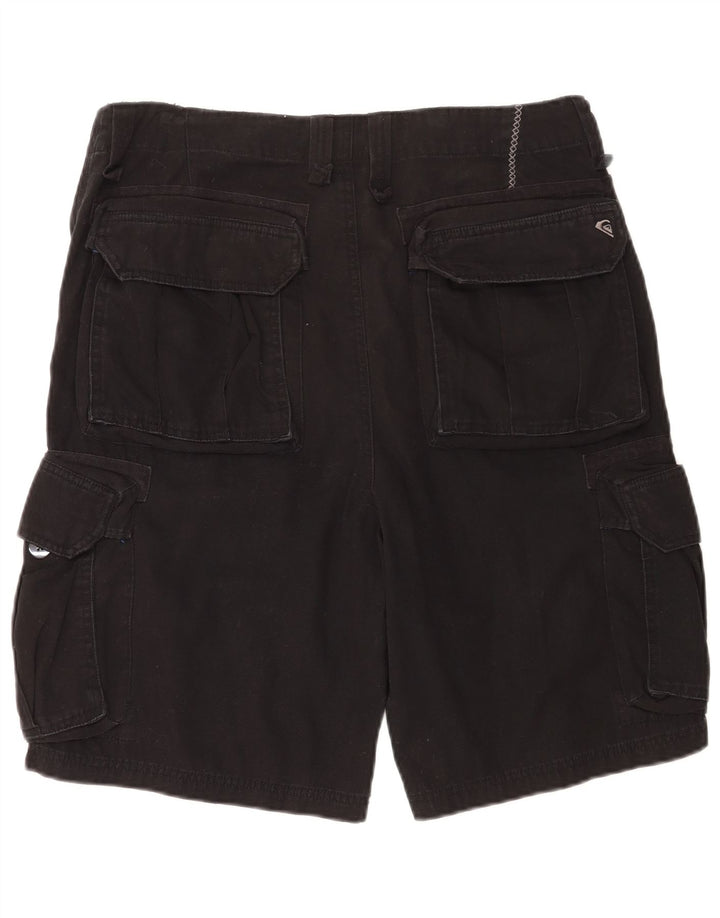 Quiksilver Herren Cargoshorts W34 Large Schwarz Baumwolle