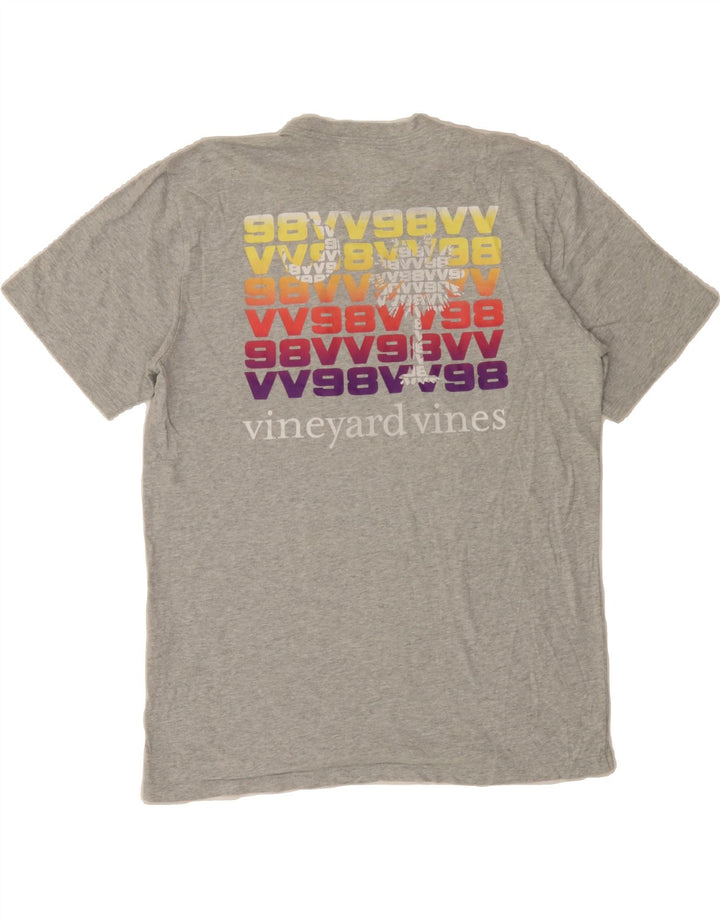 VINEYARD VINES Mens Graphic T-Shirt Top Small Grey Cotton Vintage Vineyard Vines and Second-Hand Vineyard Vines from Messina Hembry 