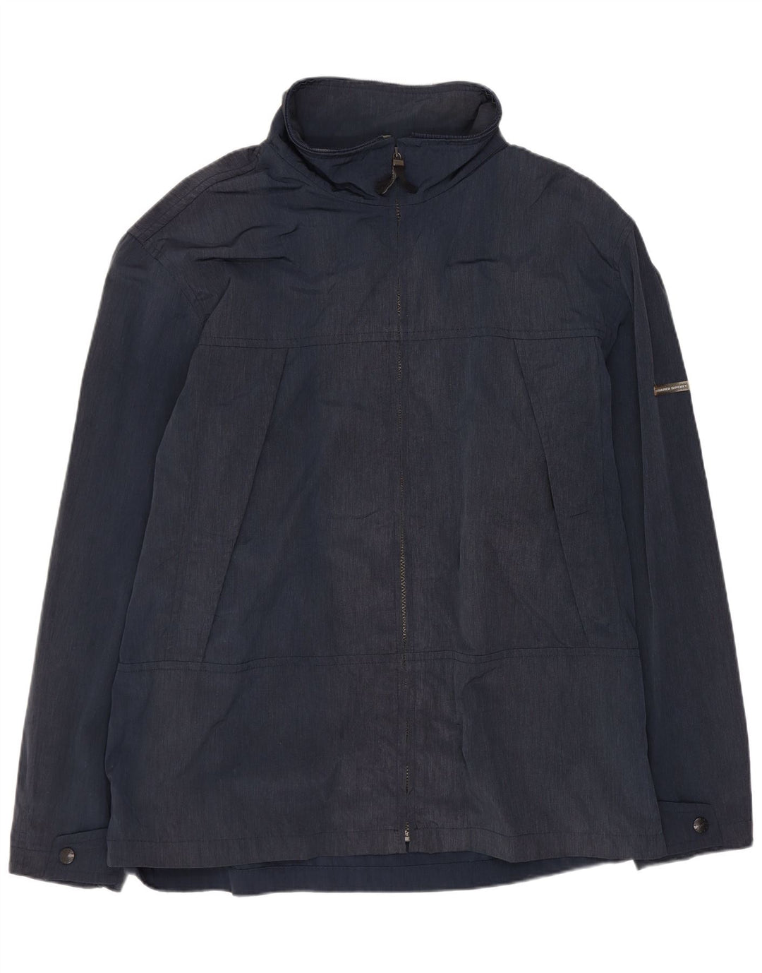 Trussardi Herren Regenjacke IT 52 XL Marineblau Polyamid