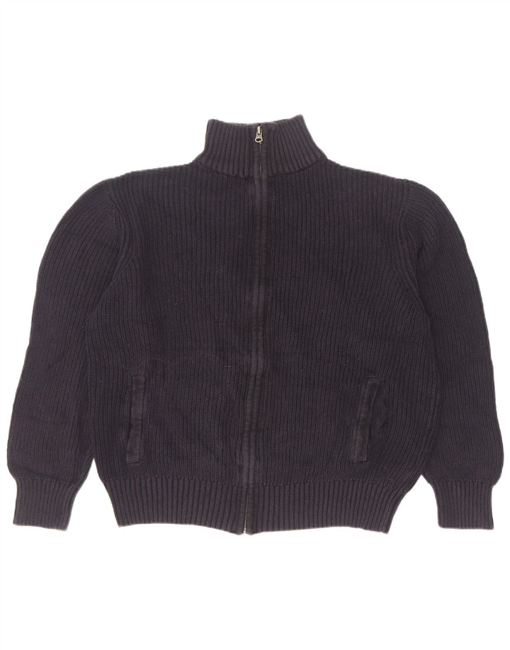 Marks & Spencer Herren-Strickjacke aus mittelblauer Baumwolle