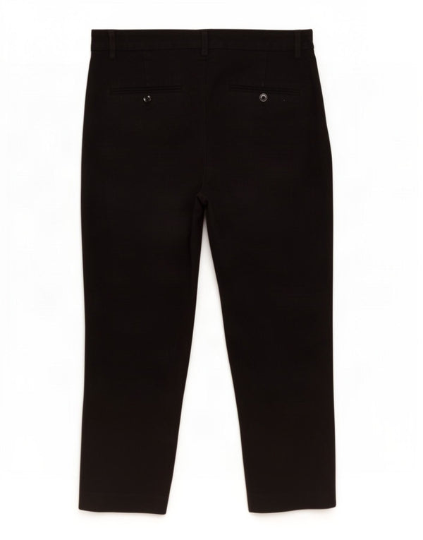 Gap Damen Slim Cropped-Hose UK 10 Small W30 L24 Schwarze Baumwolle