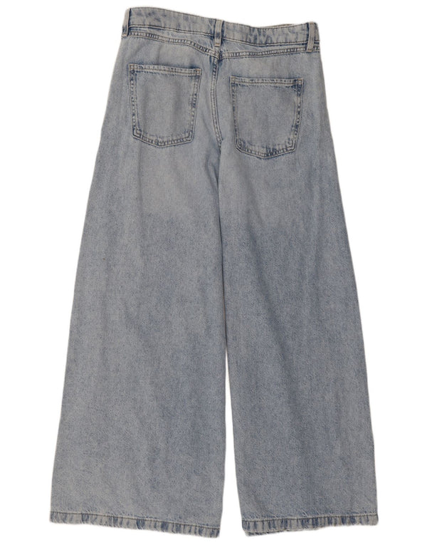 Marks & Spencer Damen-Jeans mit hoher Taille und weitem Bein, UK 12, M, W30, L28, Blau