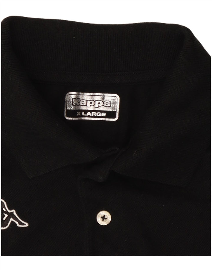 KAPPA Herren Poloshirt XL Schwarz