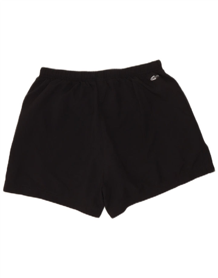 Adidas Damen Sportshorts UK 12 Medium Schwarz Polyester