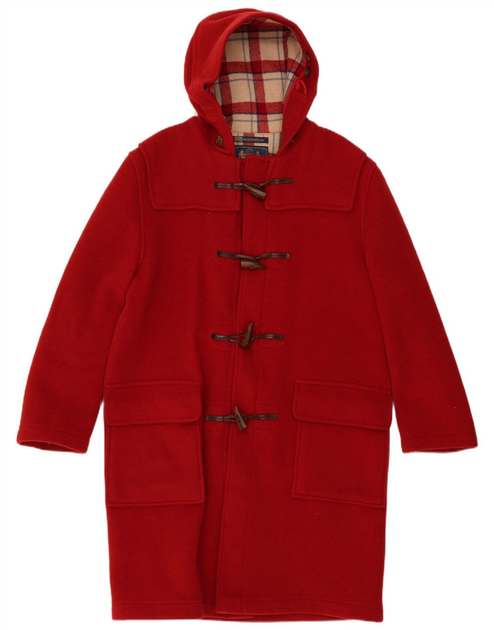 Gloverall Damen Dufflecoat mit Kapuze UK 18 XL Rot
