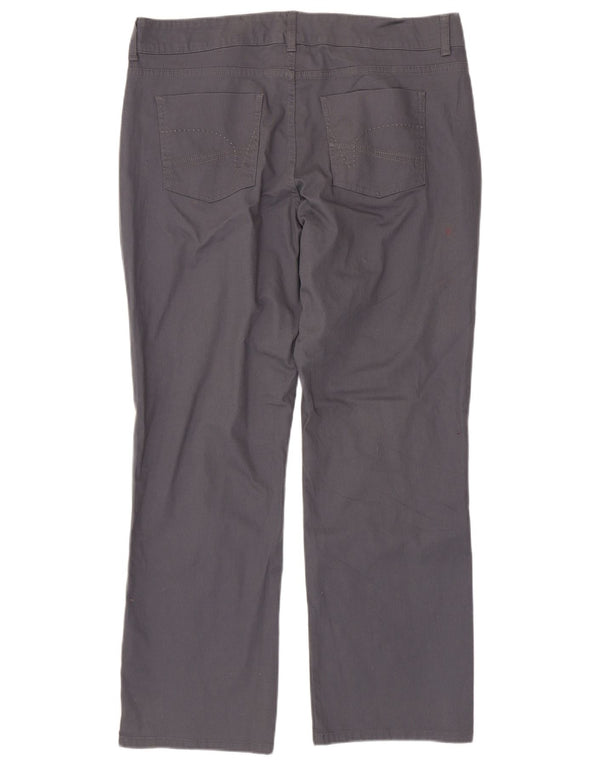 Lee Damen gerade Freizeithose, US 18, 2XL, W38, L31, graue Baumwolle