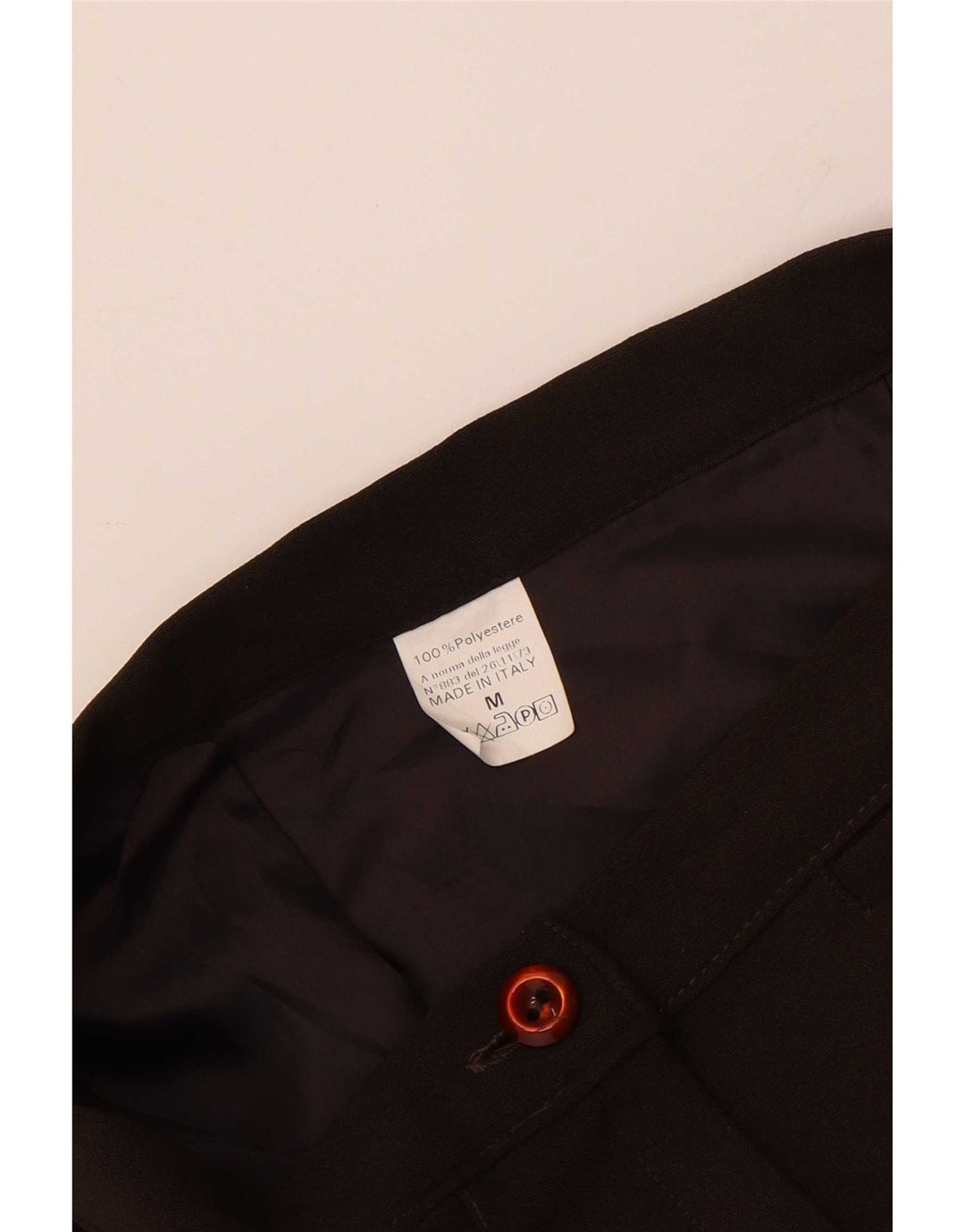 Vintage Damen Minirock Medium W28 Braun Polyester