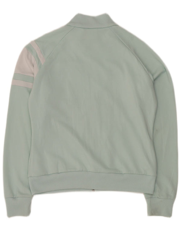 DIADORA Damen-Trainingsanzug-Top-Jacke, UK 16, Größe L, Türkis, Farbblock