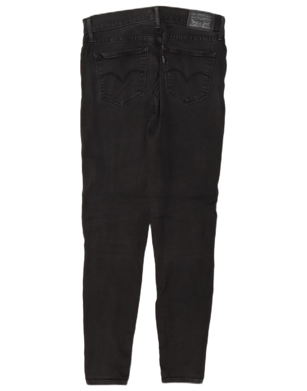 Levi's Damen 710 Super Skinny Jeans W28 L28 Schwarze Baumwolle