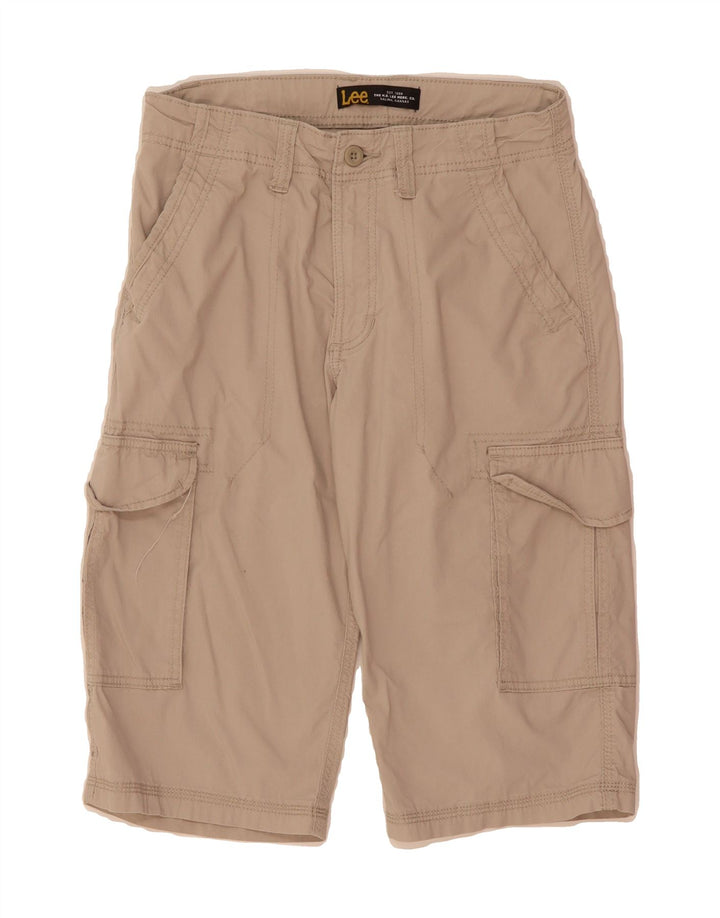 LEE Mens Cargo Bermuda Shorts W29 Medium  Beige Cotton Vintage Lee and Second-Hand Lee from Messina Hembry 