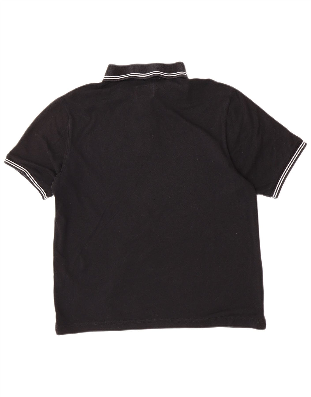 Champion Herren Easy Fit Graphic Poloshirt Mittelschwarze Baumwolle