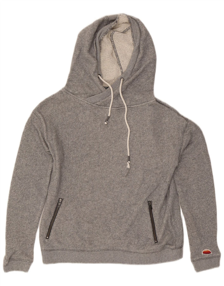 Roxy Damen Kapuzenpullover UK 14 Mittelgrau