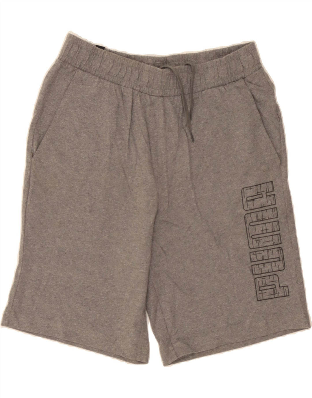 PUMA Mens Graphic Sport Shorts Medium Grey Cotton Vintage Puma and Second-Hand Puma from Messina Hembry 