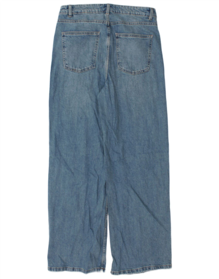 Marks & Spencer Damen-Jeans mit weitem Bein, UK 12, M, W30, L30, Blau