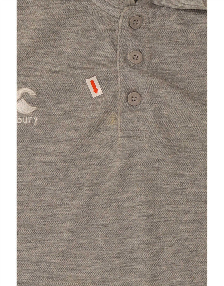 Canterbury Herren-Poloshirt, groß, Grau