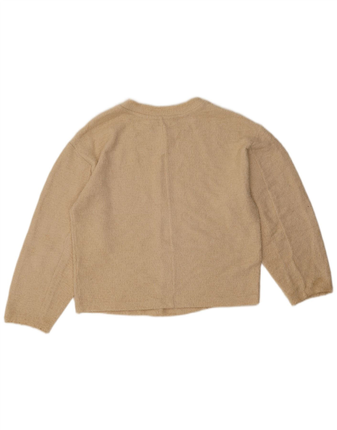 Marks & Spencer Damen-Oversize-Blusenoberteil, UK 6, XS, Beige, Baumwolle