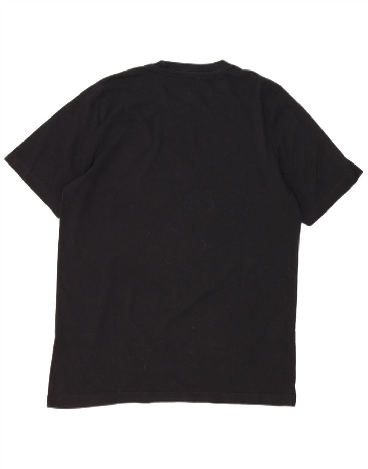 Adidas Herren Grafik T-Shirt Top Medium Schwarz Baumwolle