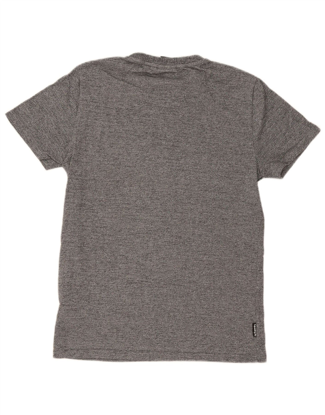 Superdry Herren-T-Shirt mit normaler Grafik, mittelgrau gesprenkelte Baumwolle