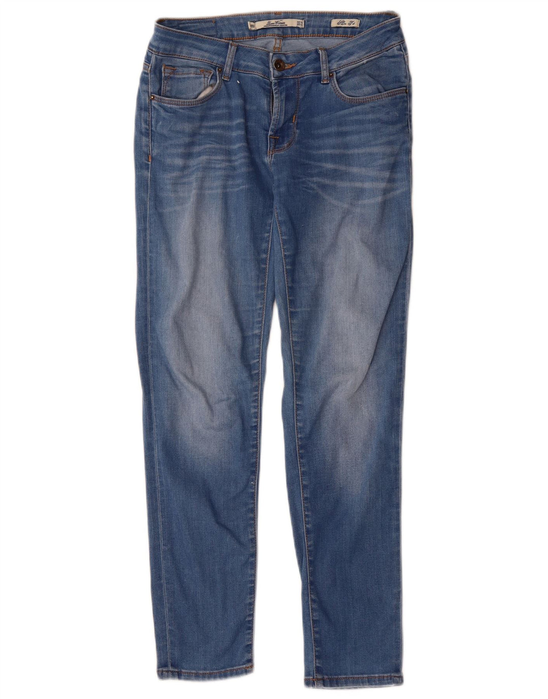 Zara Damen Slim Jeans EU 34 2XS W24 L27 Blau