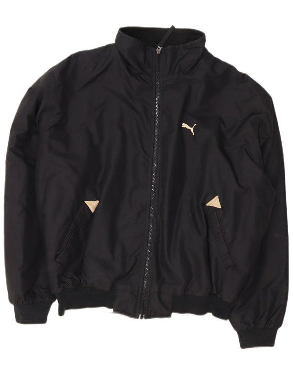 Puma Herren Loose Fit Bomberjacke UK 38 Medium Schwarz