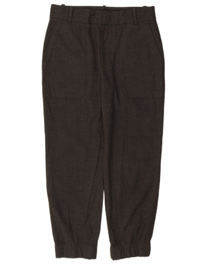 ZARA Womens Joggers Chino Trousers EU 38 Small W28 L26 Grey Polyester
