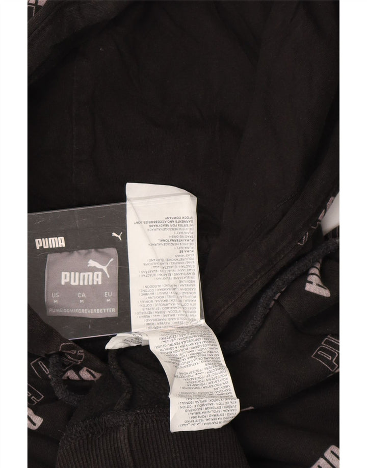 PUMA Herren Graphic Hoodie Pullover Mittelschwarze Baumwolle