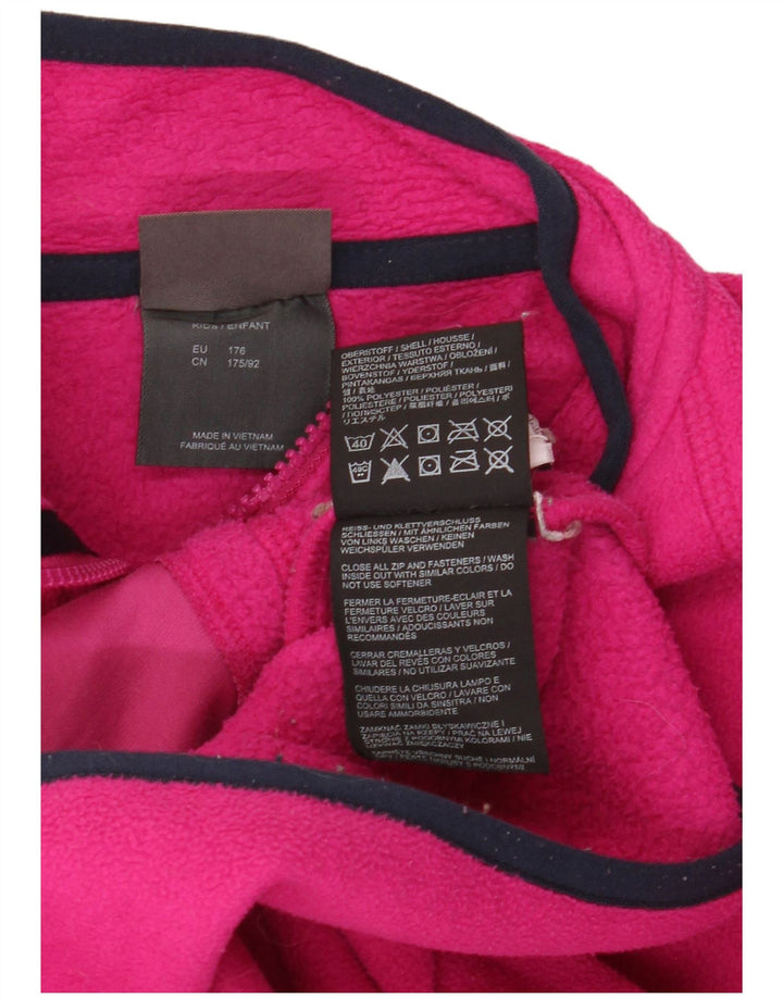 JACK WOLFSKIN Fleecejacke für Mädchen, 15–16 Jahre, rosa, Polyester