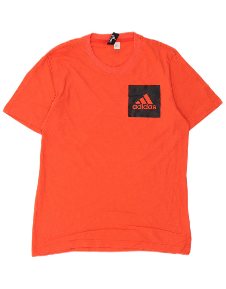 ADIDAS Herren Grafik T-Shirt Top Small Orange