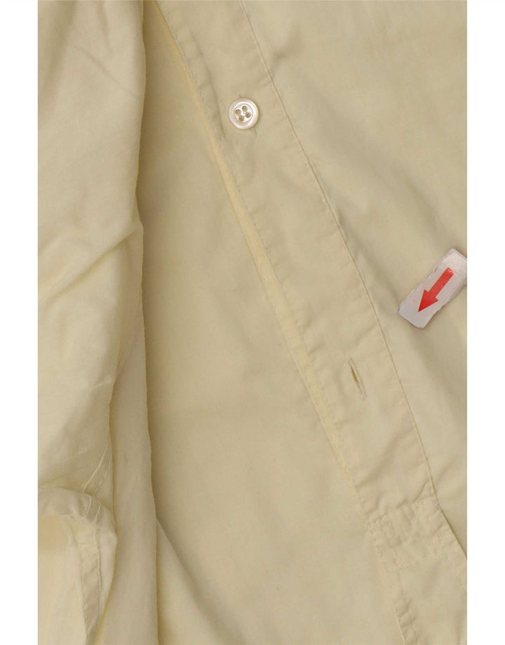 Umberto Ginocchietti Herren Kurzarm-Pulloverhemd IT 52 Large Gelb