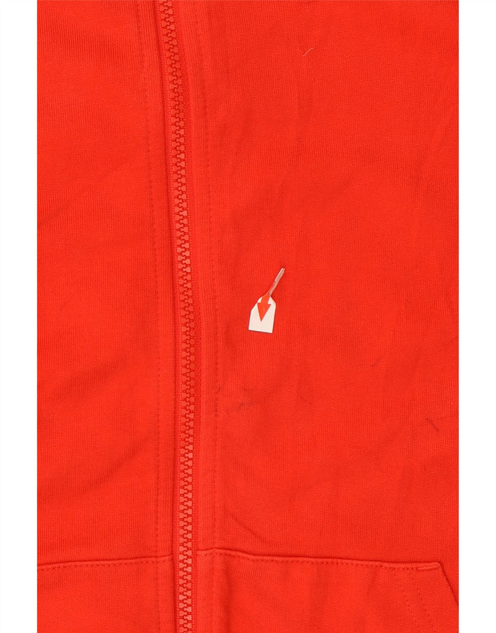 Puma Herren-Kapuzenpullover mit Reißverschluss, mittelrote Baumwolle