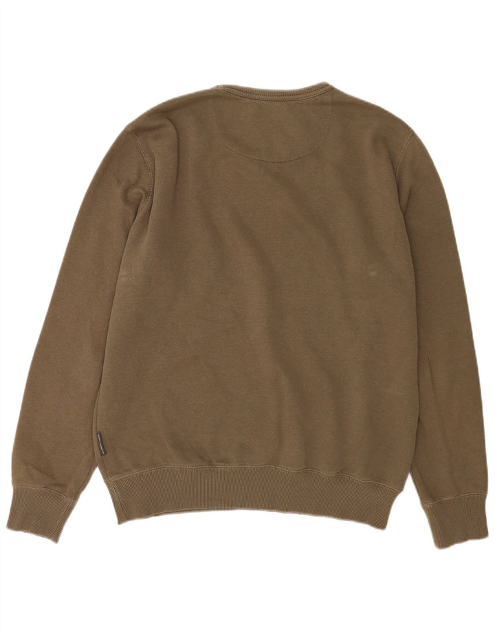 FRENCH CONNECTION Herren Sweatshirt Pullover XL Khaki Baumwolle