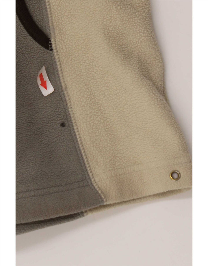 Spalding Herren Liner Fleecejacke UK 42 XL Graues Colourblock-Polyester