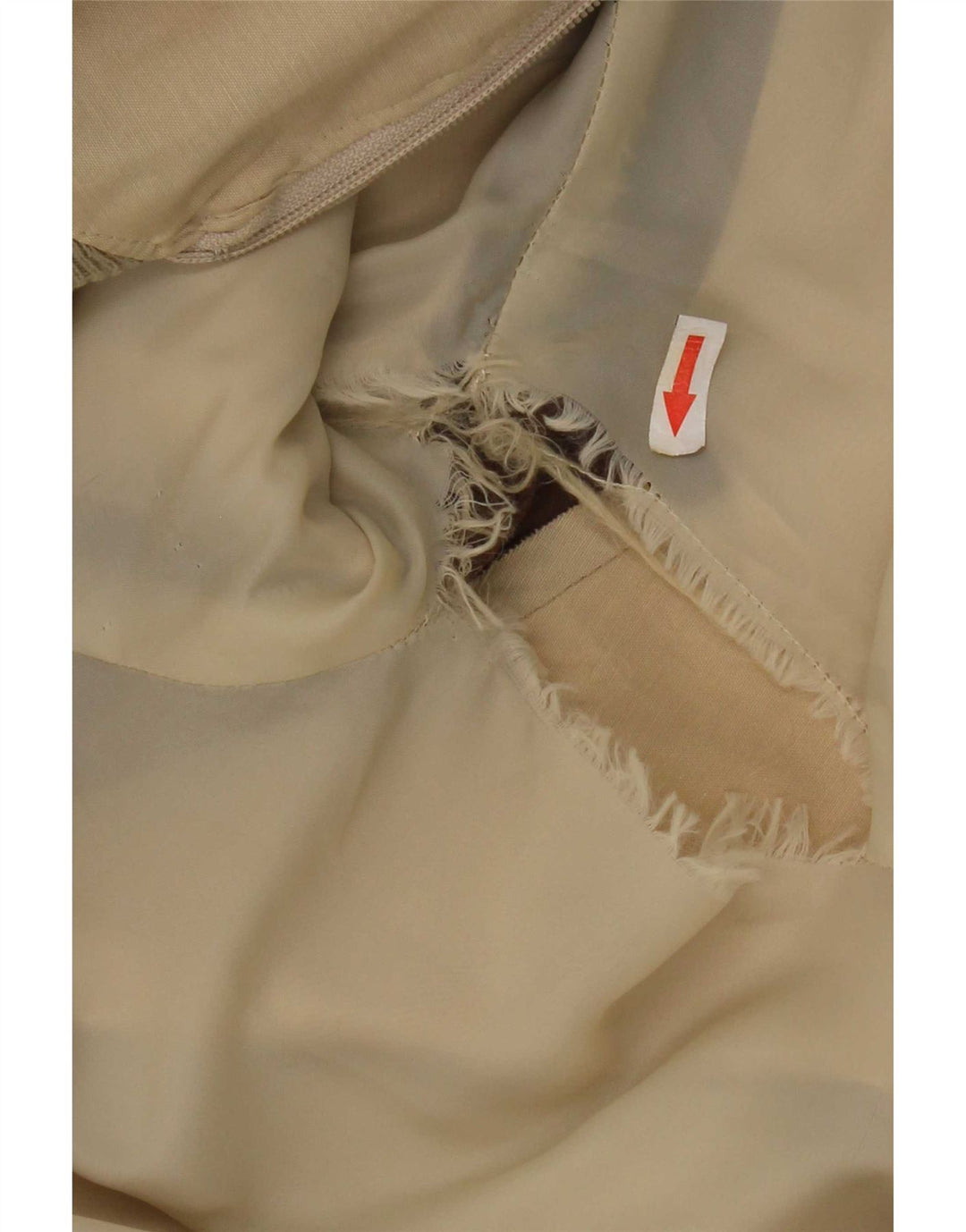 Vintage Herren Bomberjacke UK 42 XL Beige Colourblock Polyester