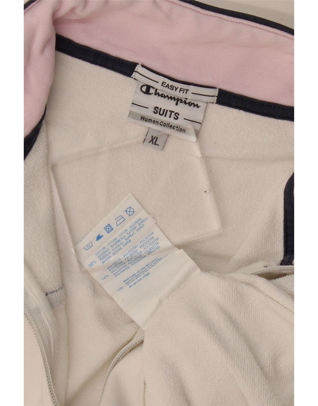 Champion Damen-Trainingsanzugoberteil, UK 18, XL, weiße Baumwolle