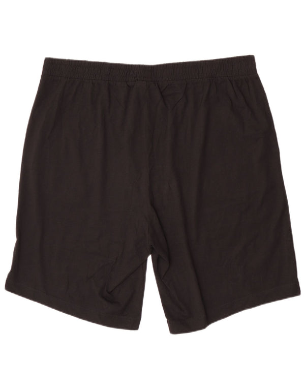 Admiral Herren-Sportshorts 3XL aus schwarzer Baumwolle