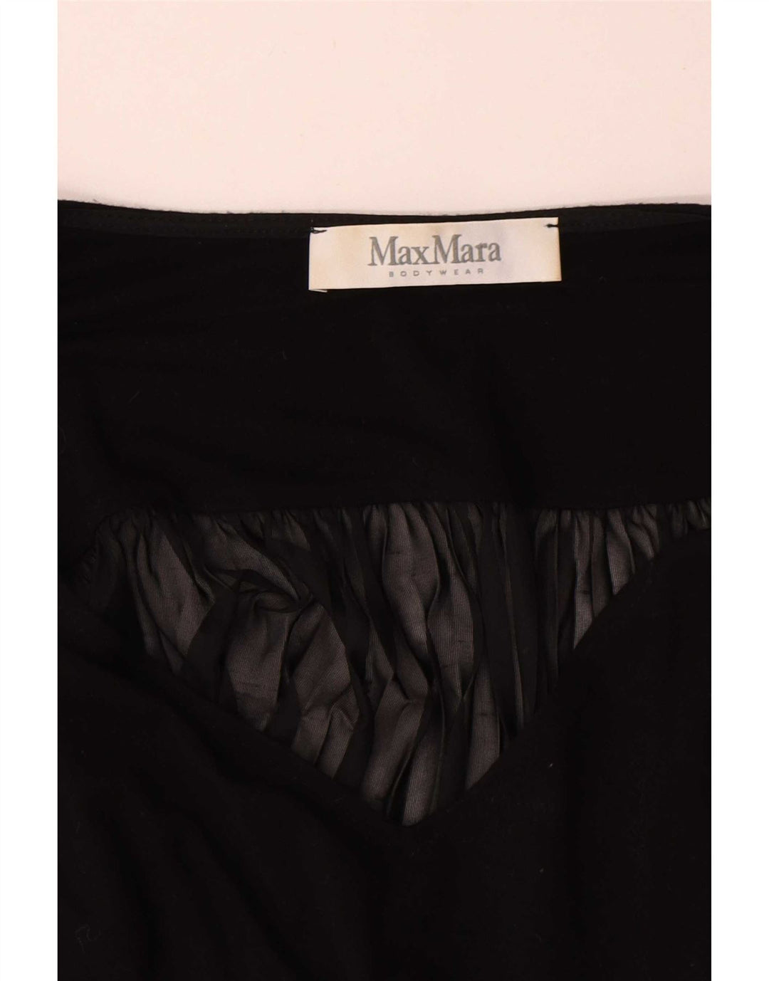 Max Mara Damen Blusenoberteil UK 14 Large Schwarz