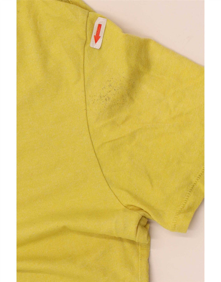 Tommy Hilfiger Herren T-Shirt Top mittelgelbe Baumwolle
