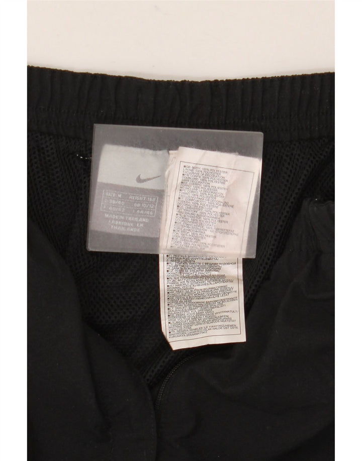 Nike Damen Caprihose UK 10/12 Mittelschwarzes Colourblock-Polyester