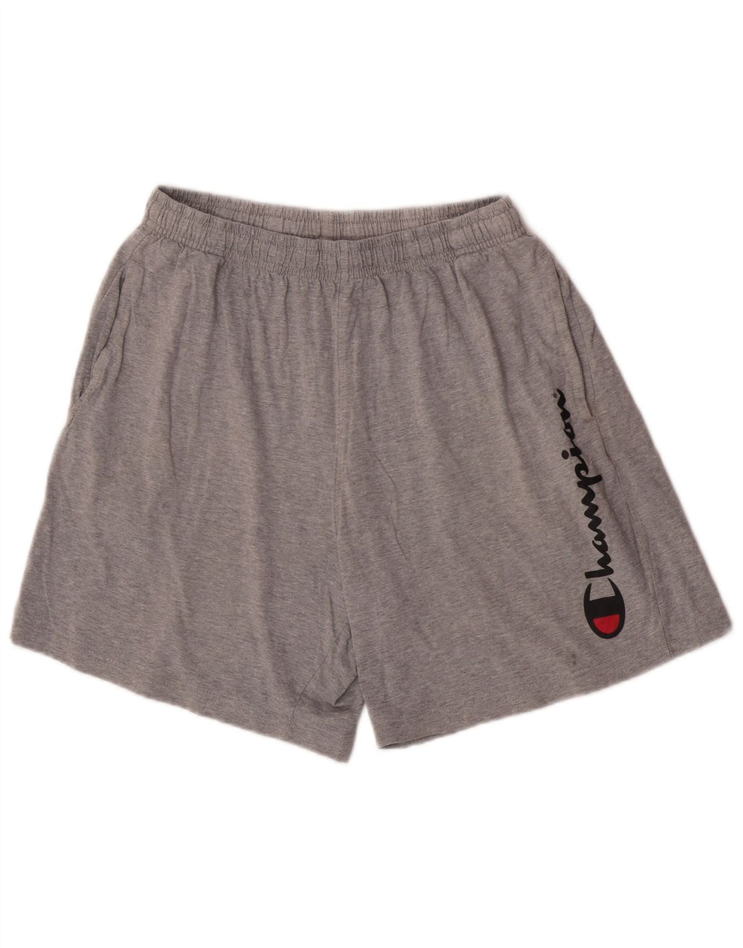 Champion Herren Graphic Regular Sport Shorts Small Grau Baumwolle