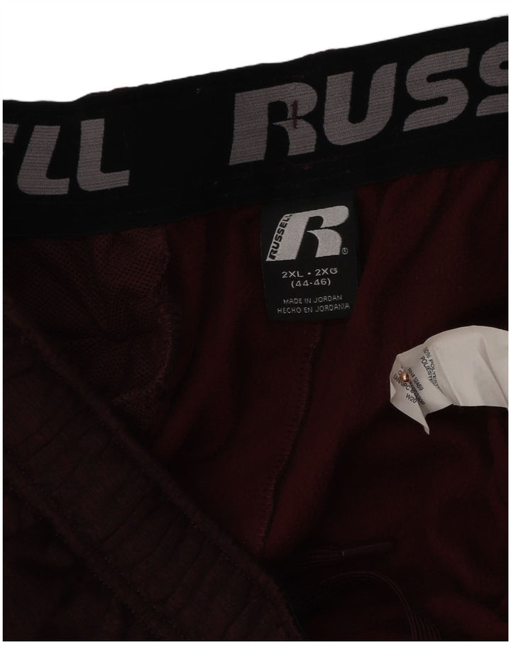 RUSSELL ATHLETIC Herren-Trainingshose 2XL, kastanienbraunes Polyester