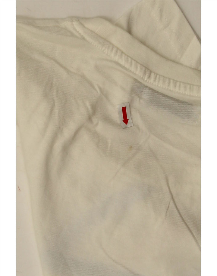 JACK & JONES Herren T-Shirt Top Große weiß gestreifte Baumwolle