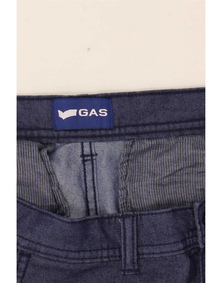 Gas Herren Cargoshorts Medium W32 Marineblau Baumwolle