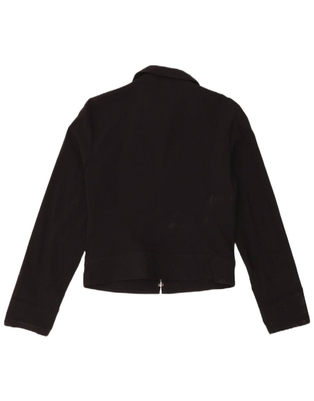 Zara Damen Bomberjacke UK 14 Große schwarze Viskose