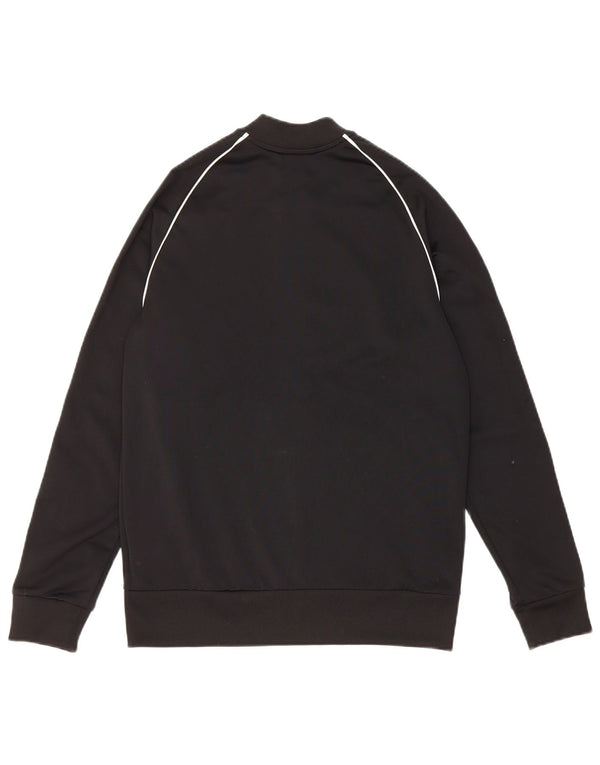 Adidas Jungen Trainingsanzug Top Jacke 13-14 Jahre Schwarz Polyester