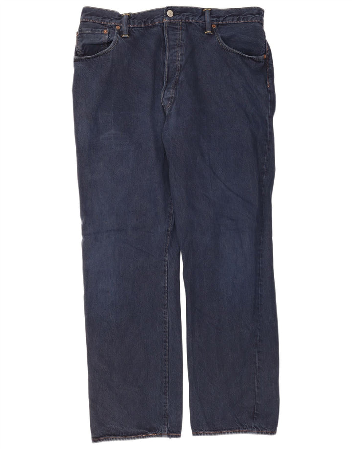 Levi's Herren 501 Straight Jeans W42 L32 Marineblau