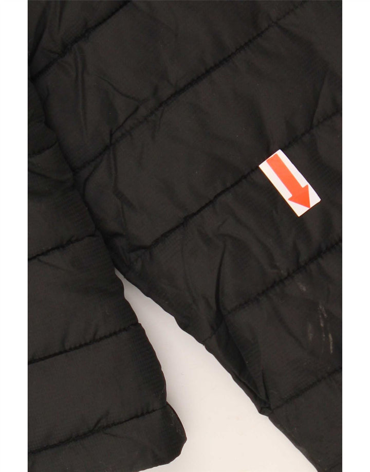 Superdry Damen Crop Wattierte Jacke UK 8 Small Schwarz Polyester