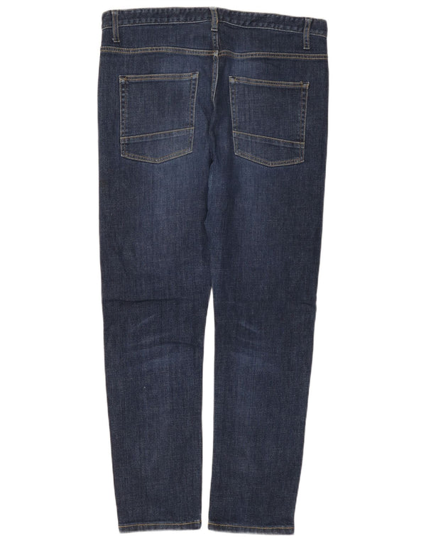 Benetton Damen Slim Jeans W34 L28 Blau