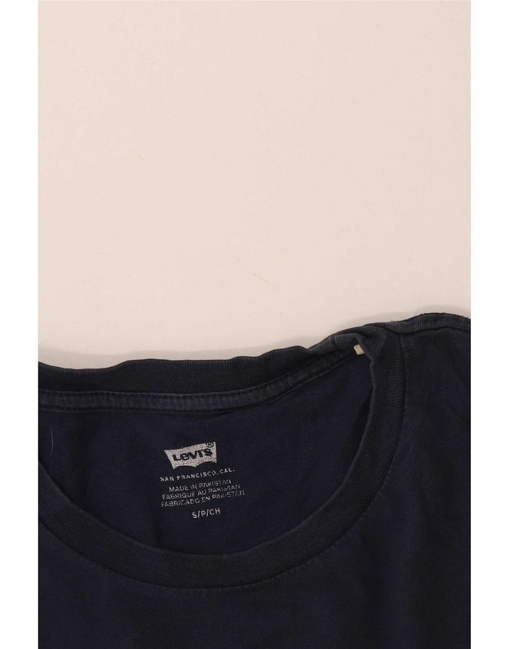 Levi's Herren-T-Shirt mit Grafik, Größe S, Marineblau