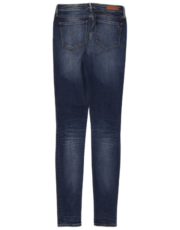 Tommy Hilfiger Damen Como Skinny Jeans W28 L32 Blaue Baumwolle