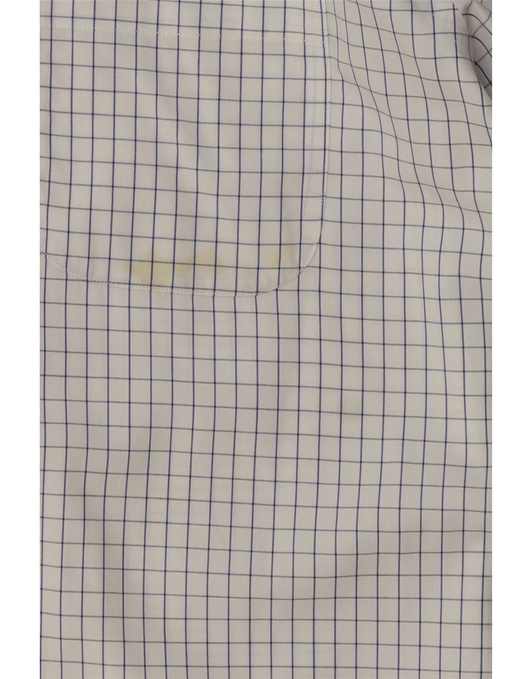 Brooks Brothers Herrenhemd mit traditioneller Passform, Größe 15 1/2, mittelweiß kariert